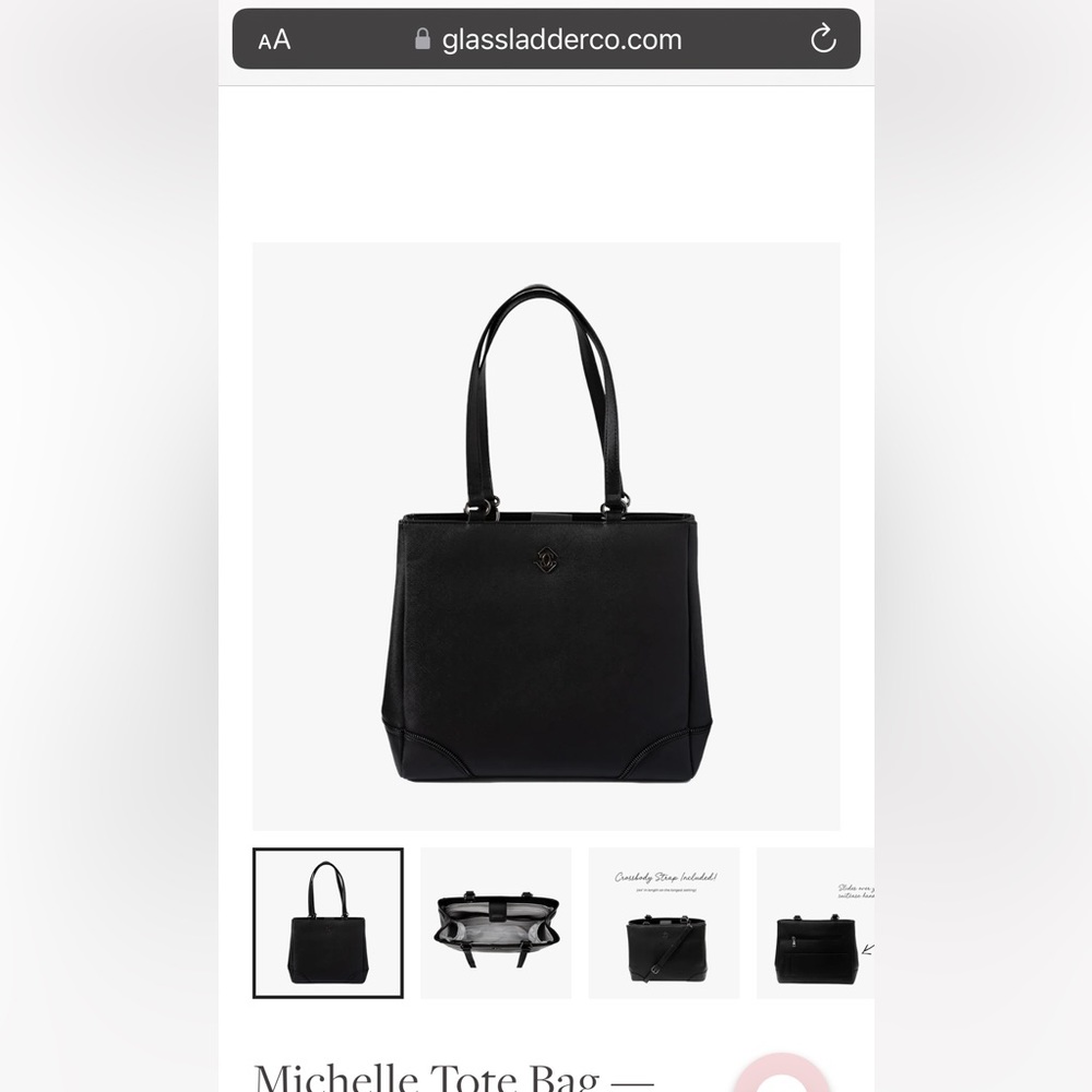 Glass Ladder & Co - Black x Gunmetal Medium Michelle